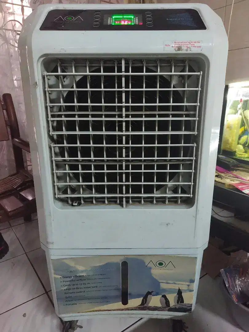 Air cooler AOA 100watt tangki air 30ltr angin badai