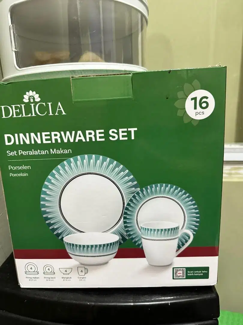 Delicia Dinnerware Set 16pcs ACE Set Peralatan Makan