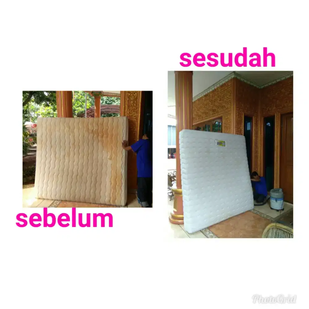 Jasa cuci kasur cuci sofa panggilan