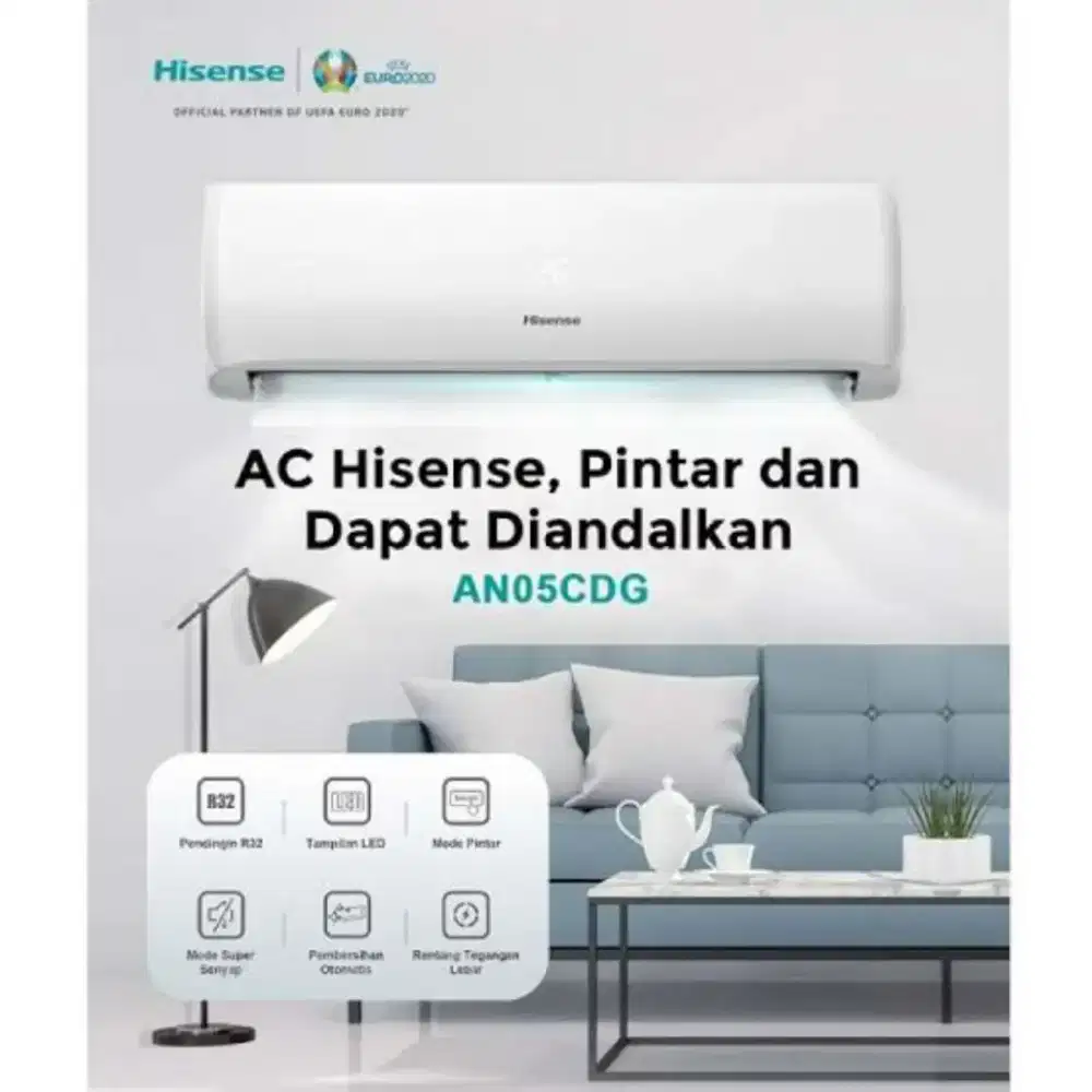 Ac Hisense 1/2 pk standard