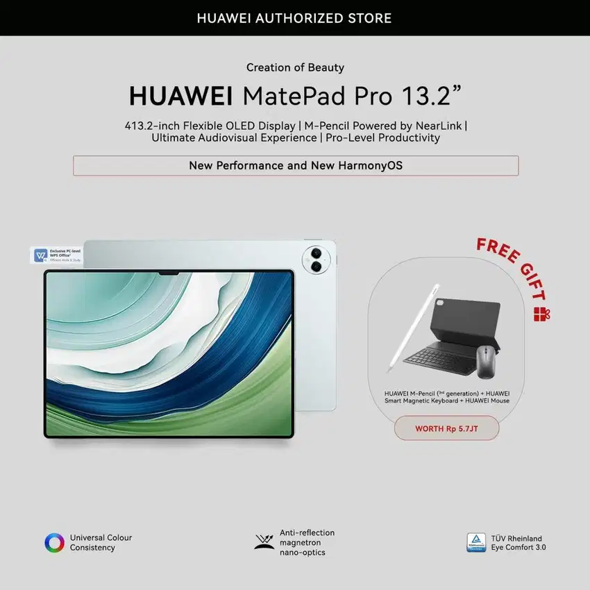 Matepad pro 13.2 512gb free keyboards mouse pencil