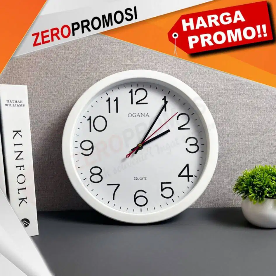 Souvenir Jam Dinding Promosi Custom Berkualitas Terbaik kode 8989