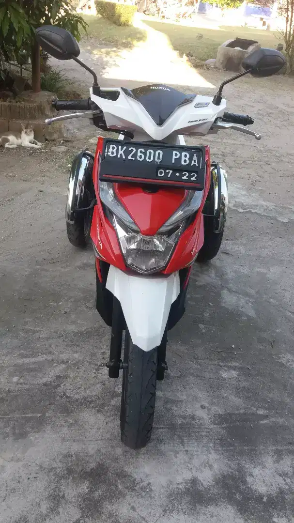 Dijual honda beat 2017 modifikasi roda 3