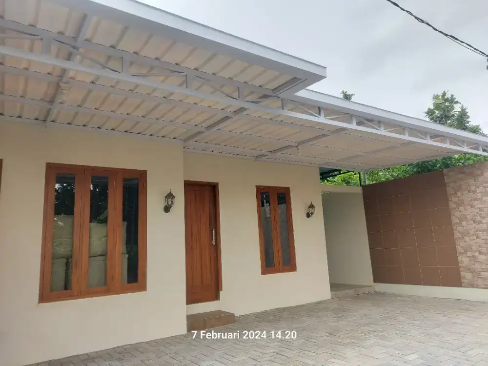 Kanopi murah 285rb/m² bahan holo galfanis 40x40 spek bahan tebel 1,6mm