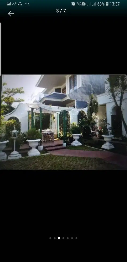 DIJUAL CEPAT RUMAH MEWAH KLASIK 2 LANTAI DI RAWA MANGUN