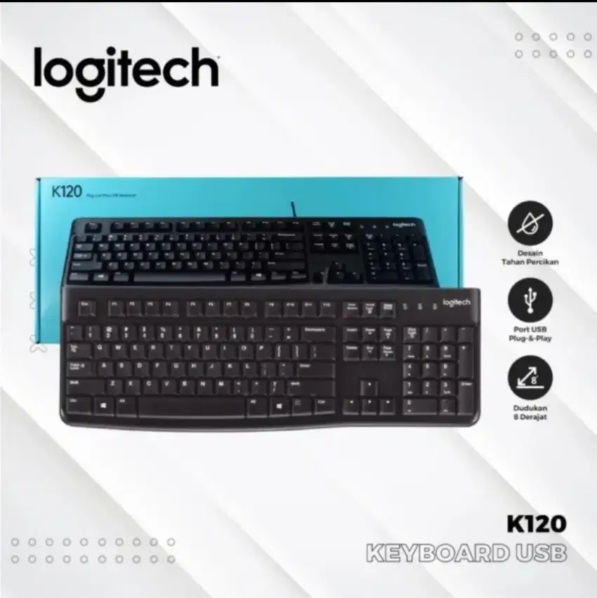 Keyboard Wired Logitech K120