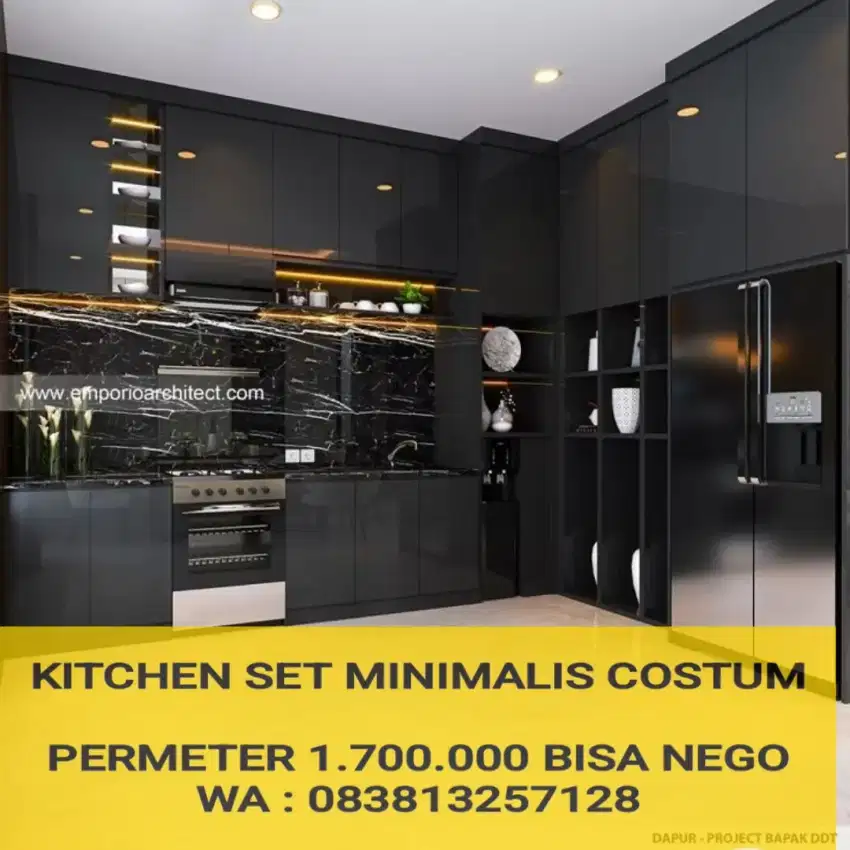 KITCHEN SET MINIMALIS TERBARU TERMURAH DAN BERGARANSI