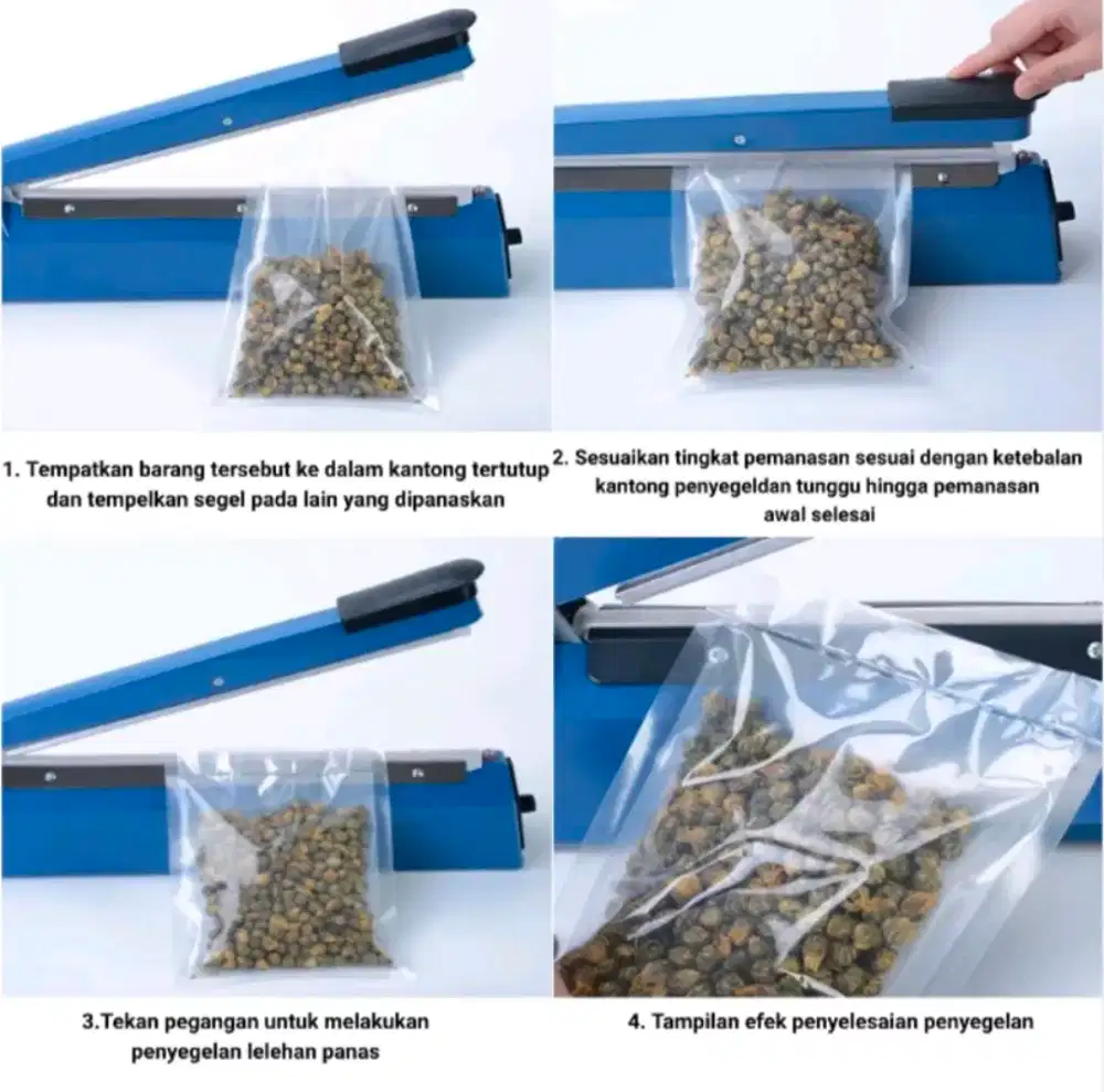 IMPULSE SEALER 20 CM ALAT PRESS PLASTIK KERUPUK KERIPIK SNACK 20 CM