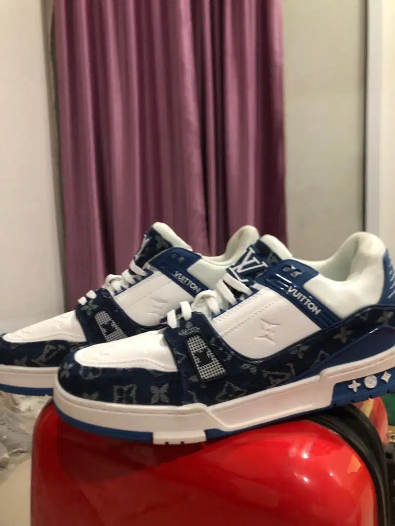 LV Trainer Blue Denim