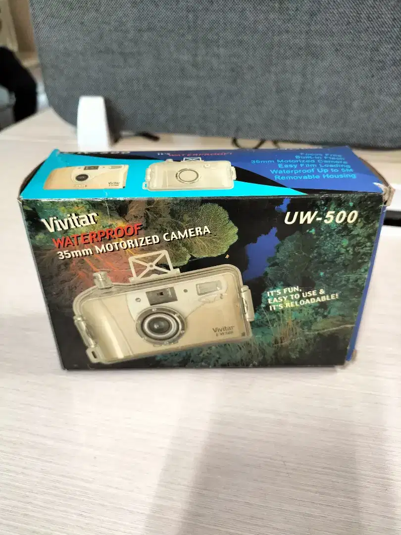 Di Jual Camera, Kamera Analog Vivitar UW-500 Waterproof 35mm Motorized