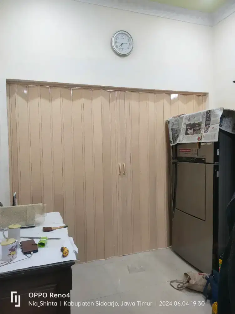 Pintu Lipat Sekat PVC