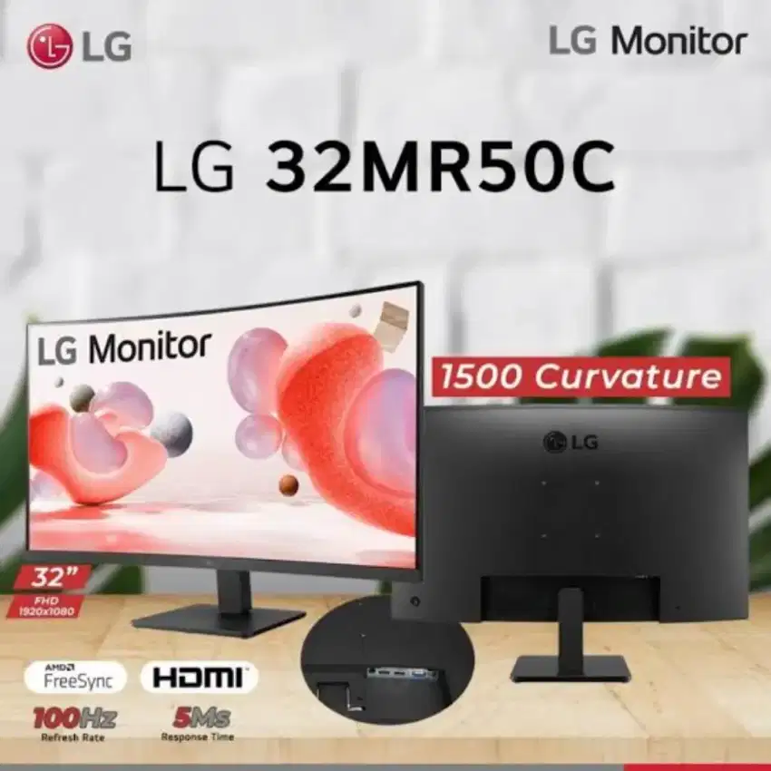 Monitor Led LG 32 inc 32MR50C Curved