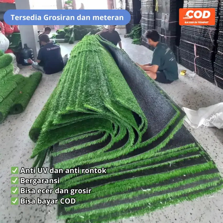 Jual rumput sintetis murah bisa COD e