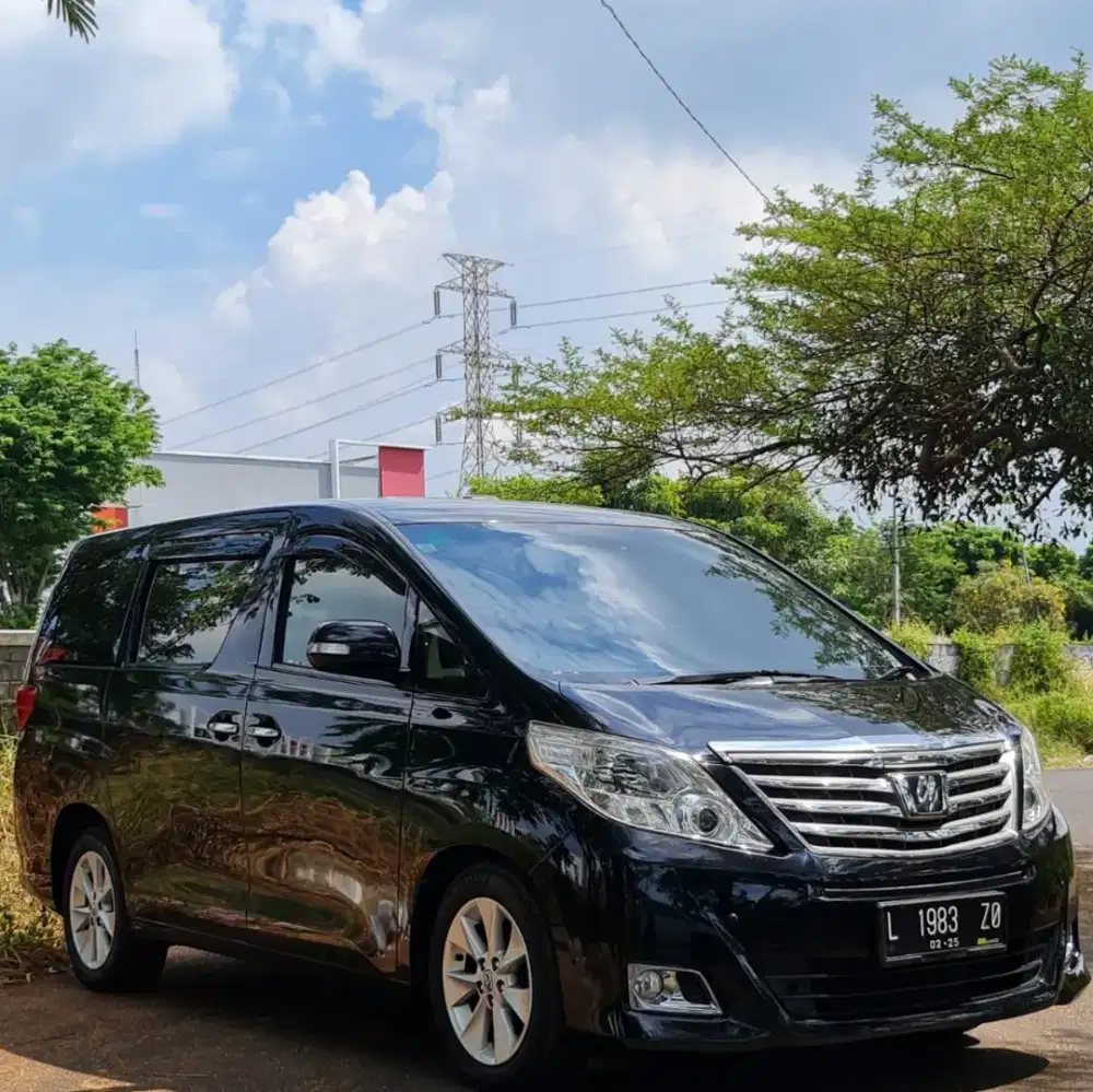 DP50jt Toyota New Alphard 2.4 G ATPM Pilot Seat 2015 2014 Hitam Kredit