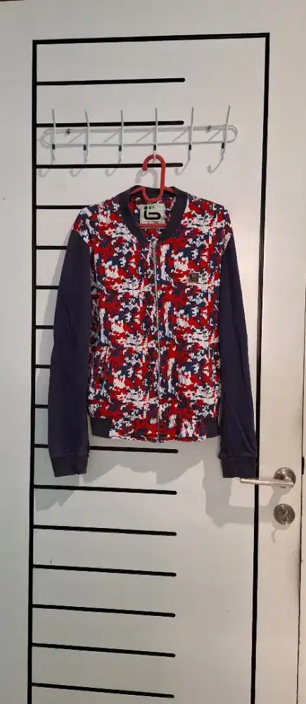 Jaket unisex.bahan kaos rajut