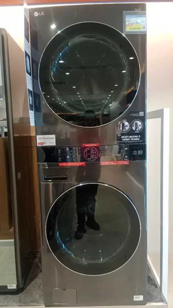 LG WM FRONT LOADING WASHTOWER 21KG. WT211NHB