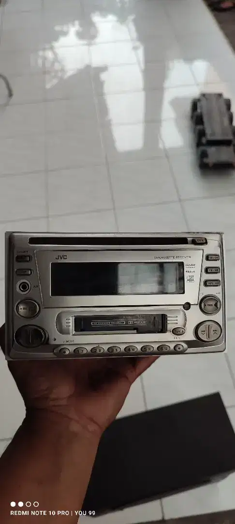 Tape mobil JVC kaset,aux,radio,cd