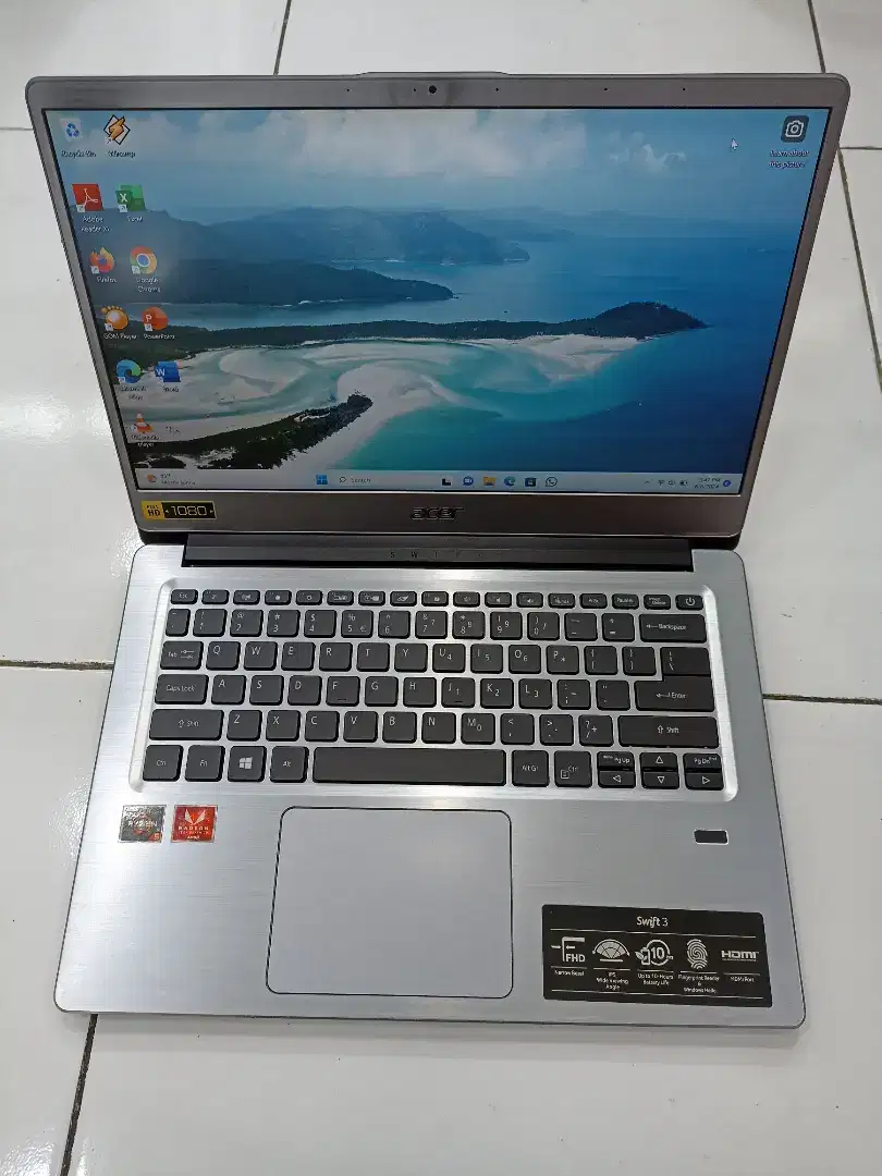 Jual laptop acer Swift ryzen 5