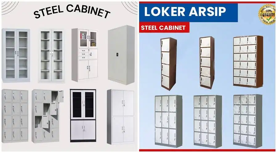 Lemari Besi loker LOCKER Arsip Kantor, Rumah & Sekolah / File / Buku