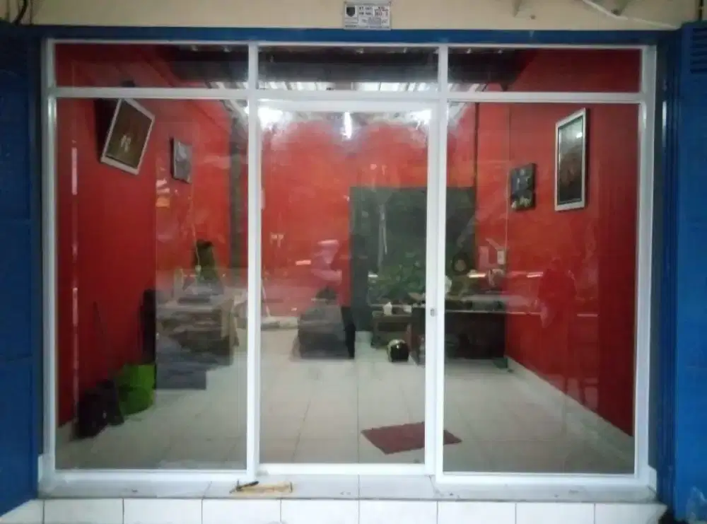 Partisi Kaca Pintu Sliding