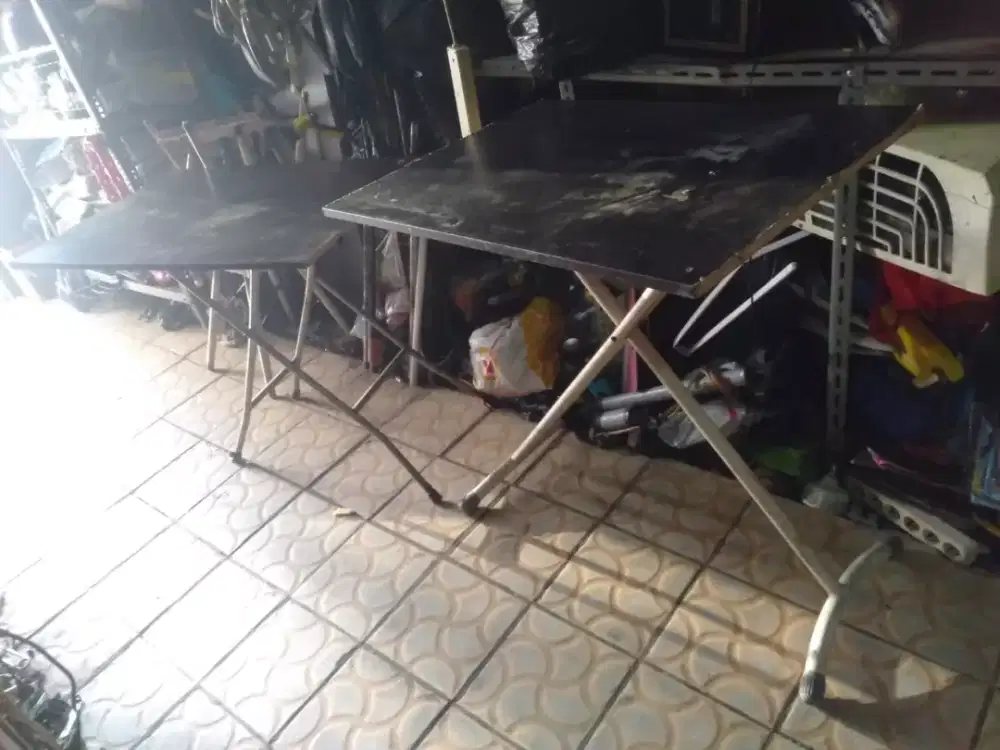 Slhkn plh slh 1 dr meja lipat serba guna uk60x80cm kond bgs utk jualan