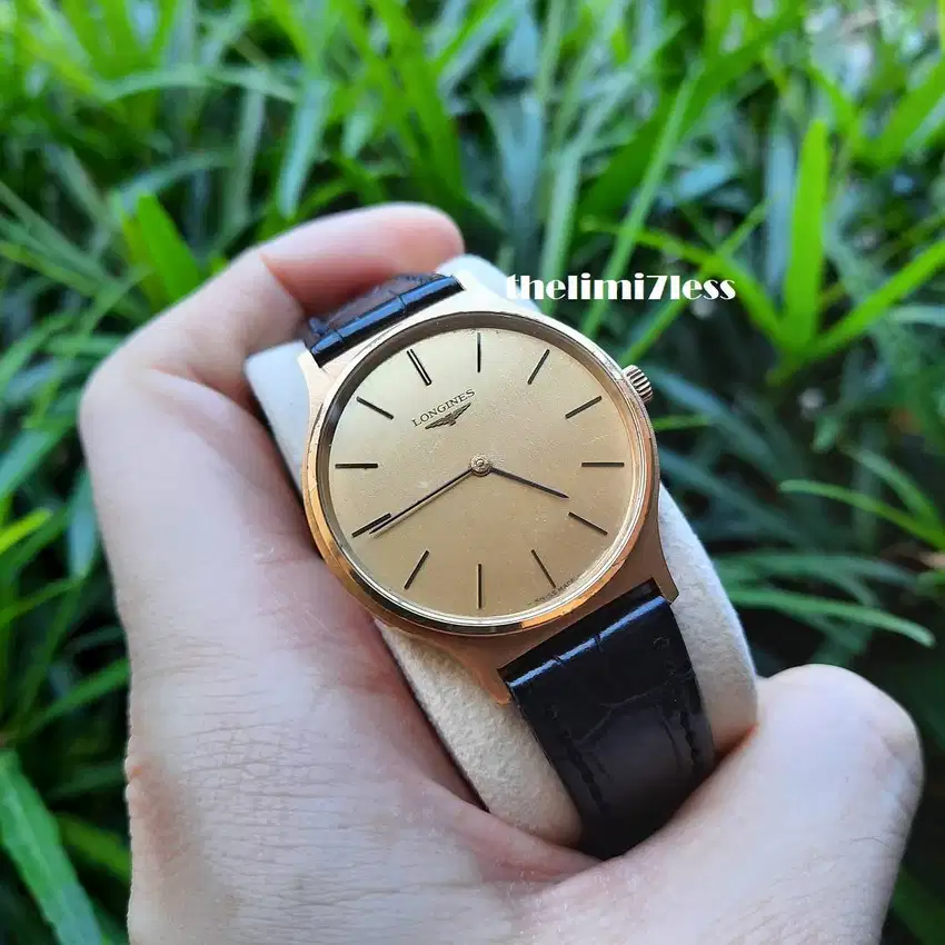 Jam tangan Longines la grande classique mechanical gold plated box ori