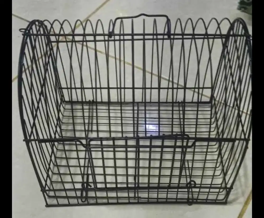Kandang untulan besi travel cage