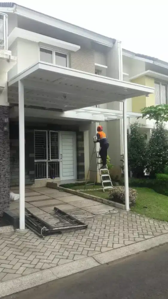 Kanopi minimalis Atep Alderon RS