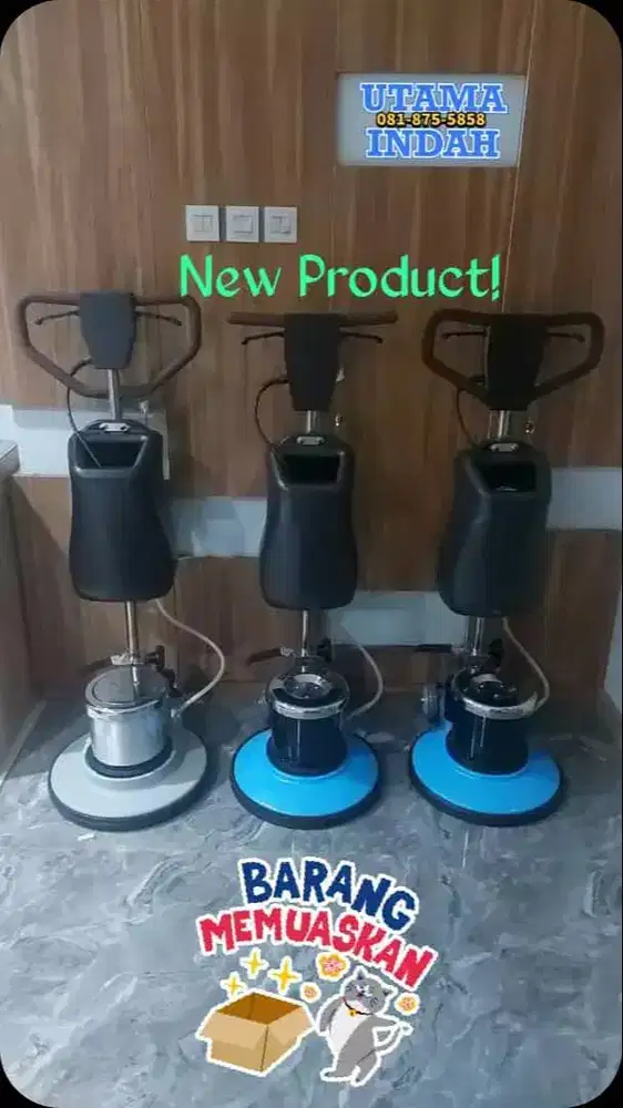Alat Cleaning Murah Utama Indah : Mesin Poles Lantai Floor Polisher