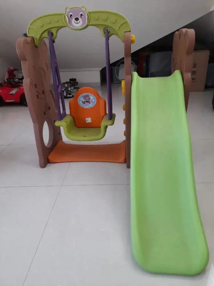 99% baru Ayunan Wahana Mainan Perosotan Prosotan Seluncuran Playground