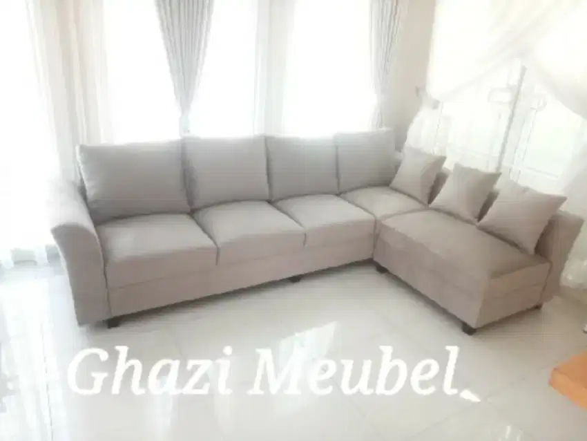 Sofa L tamu (Baru)