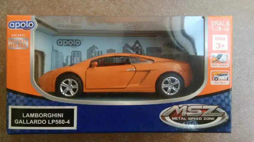 Diecast Lamborghini Gallardo orange 1:43 (MSZ-Apolo)