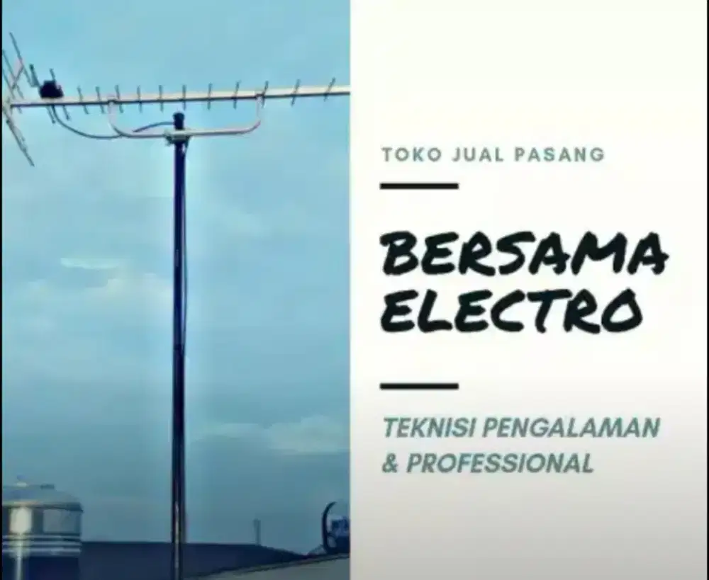 Kantor Pasang Antena TV Digital Outdoor Bergaransi