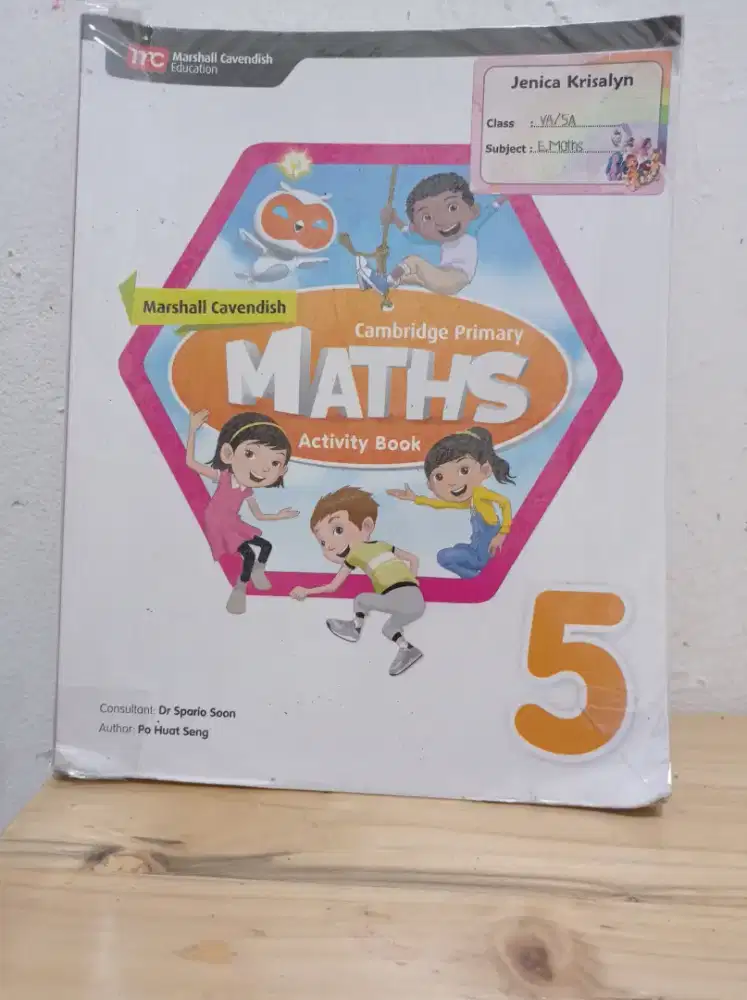 JUAL CEPAT ENGLISH MATH ACTIVITY BOOK KELAS 5 SD MARSHALL CAVENDISH