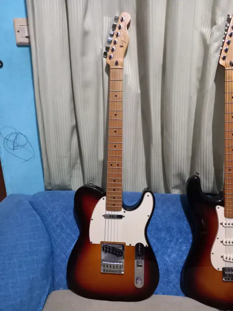 Gitar fender telecaster mexico standard thn 2009, sunburst classic.