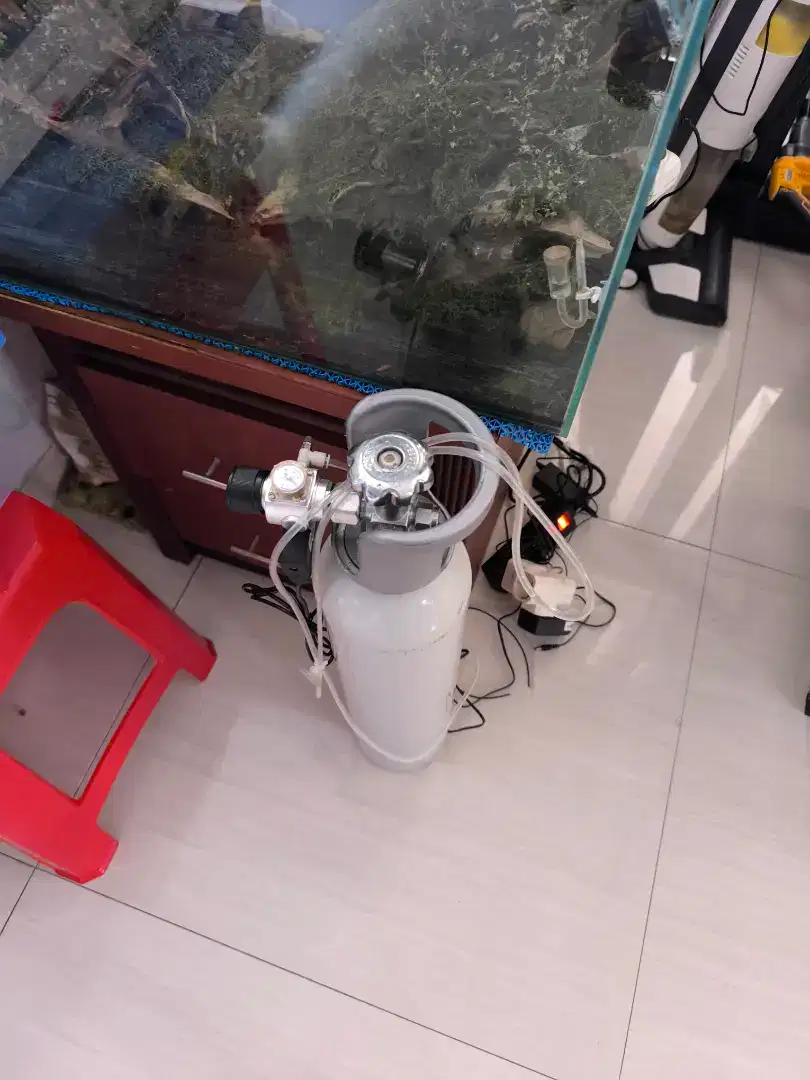 Tabung co2 untuk aquarium aquascape