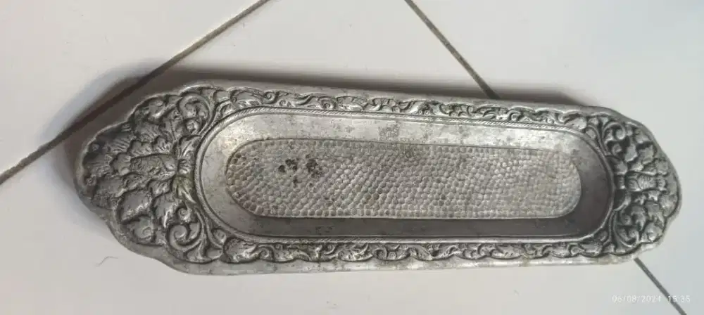 Baki pajangan sepuhan silver