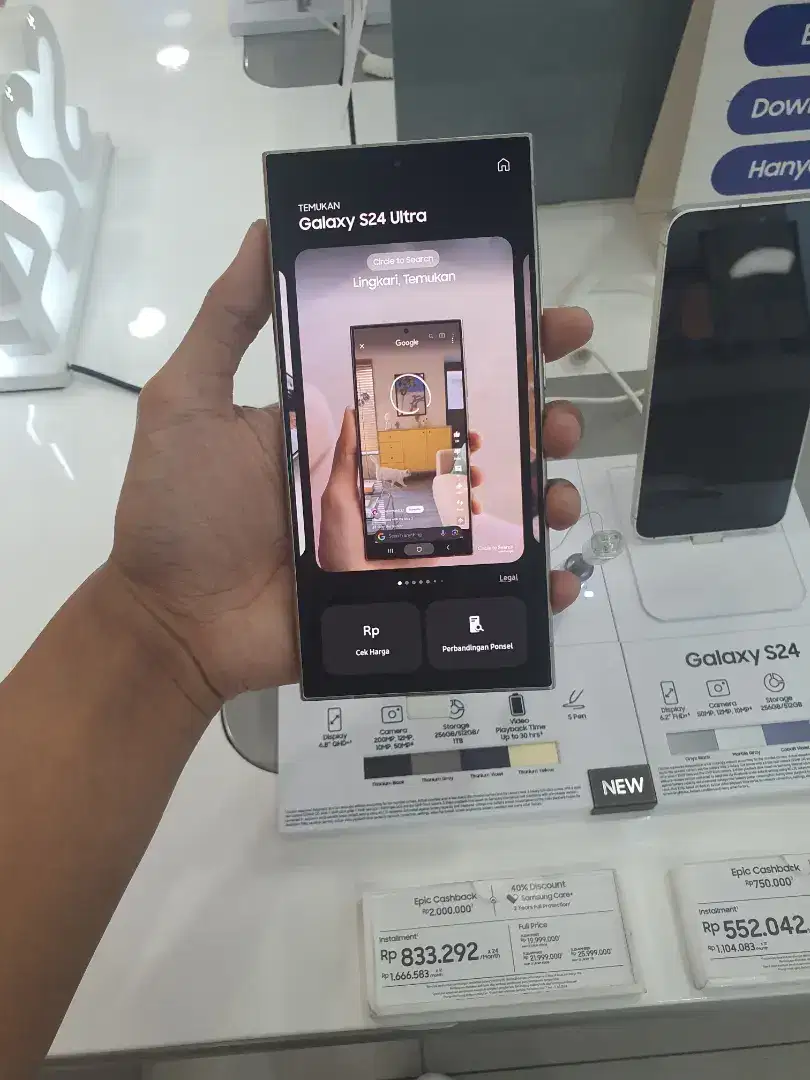 SAMSUNG S24 Ultra 256 free Aksesoris 1 5jt