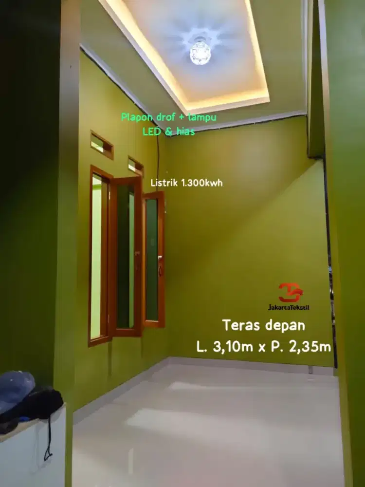 Rumah kontrakan 3 petak minimalis siap huni lt 2