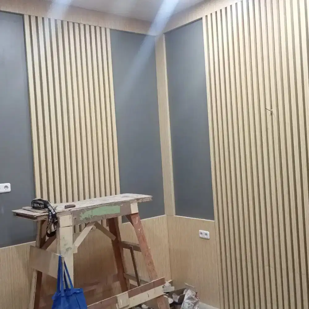 Partisi hpl dinding kombinasi wallpanel
