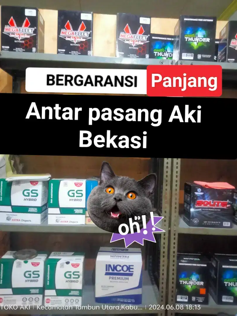 Aki Mobil Baru dan second bergaransi