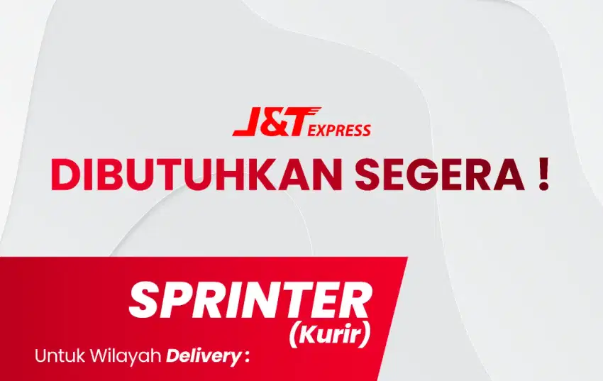 LOWONGAN KERJA KURIR MOTOR PAKET DELIVERY JNT