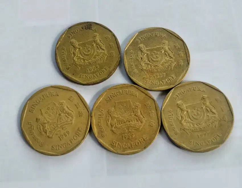 Coin 1 Dollar Singapura