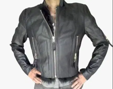 Ramones Jaket Kulit Domba Bulukelinci Asli