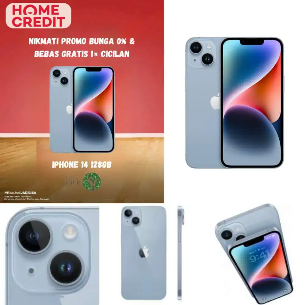 Cicilan tanpa kartu kredit iPhone 14 128 GB