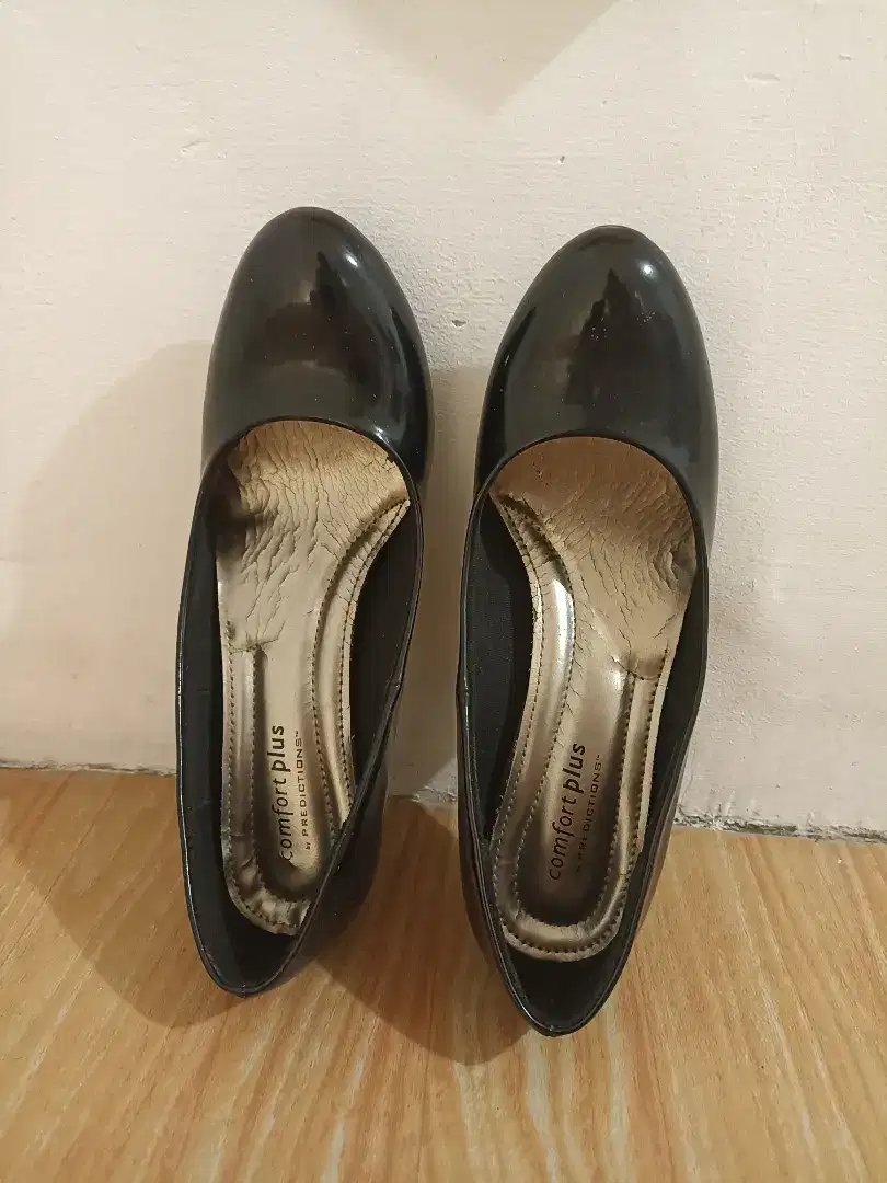 Heels 7cm Black Payless Comfort Plus by Predictions (Second/Bekas)