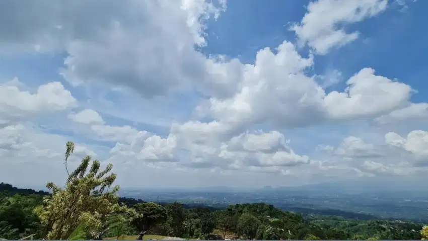 Tanah murah rata untuk investasi berkebun+villa view lepas