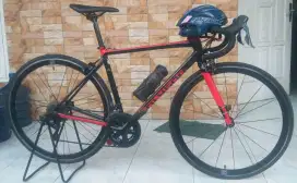 Roadbike polygon strattos s3 merah hitam