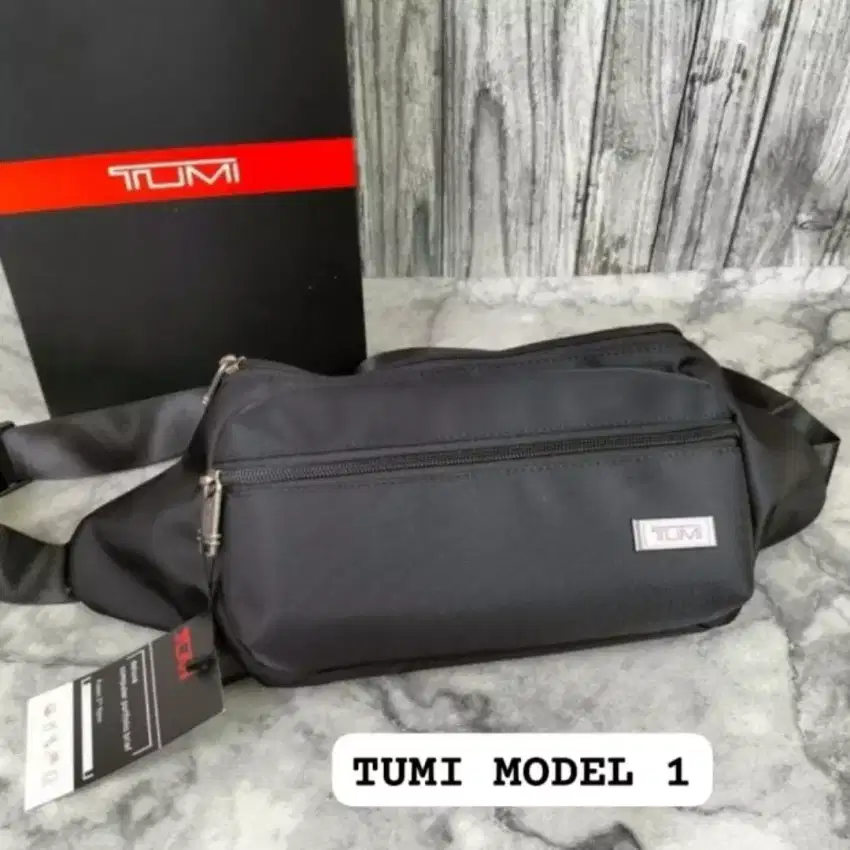 TAS TUMI MEN WAISTBAG MODEL ALPHA NEW BLACK LIMITED EDITION