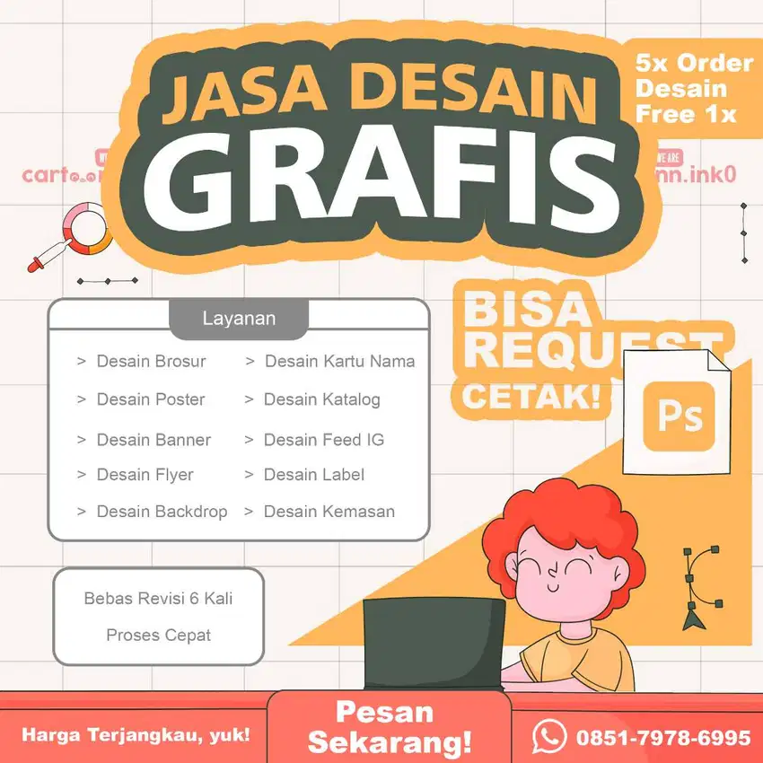 Jasa Desain Grafis bisa Request CETAK